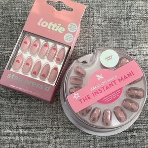 LOT OF NEW INSTANT MANI / PRESS ON NAILS